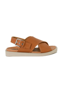 VICENTE-07 Cross-Strap Slingback Sandals